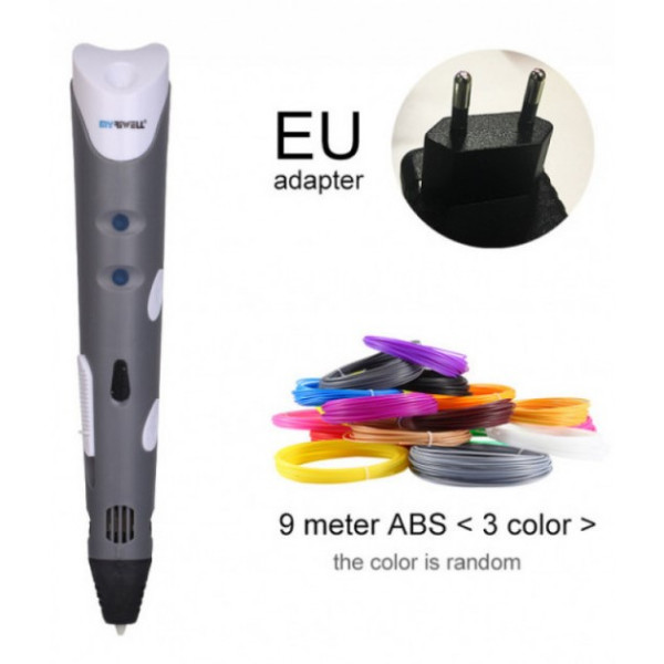 

3D-ручка MYRIWELL RP-100A Grey