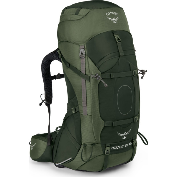 

Рюкзак Osprey Aether AG 60 Adriondack Green MD (зеленый) (009.1516)