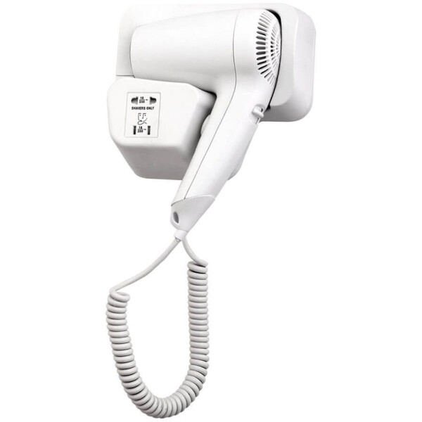 

Настенный фен Trento 1200W с розеткой для бритвы, 34561