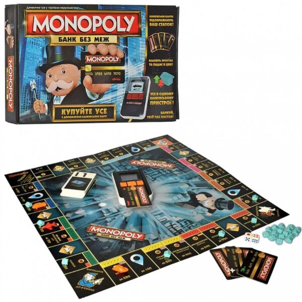 

Настольная игра Bambi Монополия Банк без границ, укр. (TG 002)