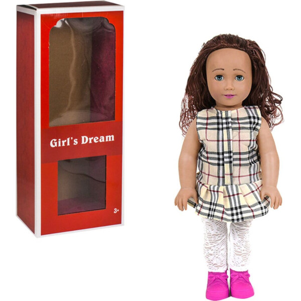 

Кукла Girls Dream, 45 см (в бежевую клеточку) 8920 С