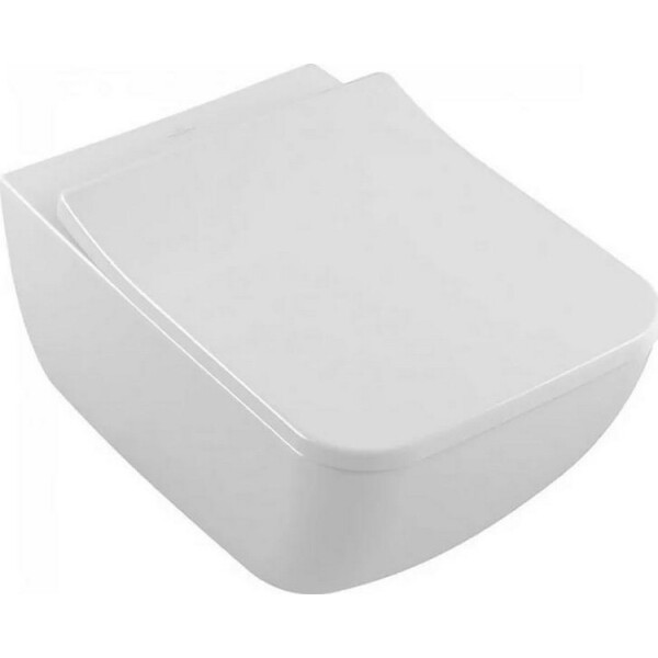 

Унитаз VILLEROY & BOCH VERITY LINE Slimseat Soft Close, 4615R001+8M20S101