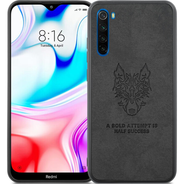

Чехол DEF 3D Print TPU Wolf Black для Xiaomi Redmi Note 8T