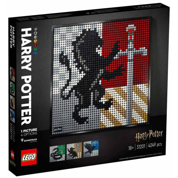 

LEGO ART Harry Potter Hogwarts Crests (31201)