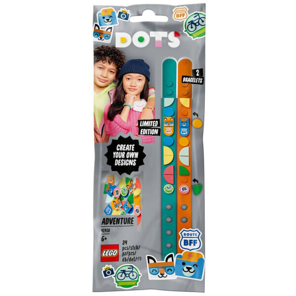 

LEGO® DOTS Браслеты «Приключения» (41918)