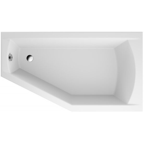 

Ванна Polimat Selena 160х90, R + ніжки (00951)
