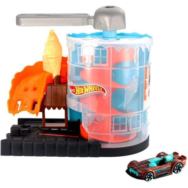 

Трек Hot Wheels City Приключения в магазине мороженого (GJK74)