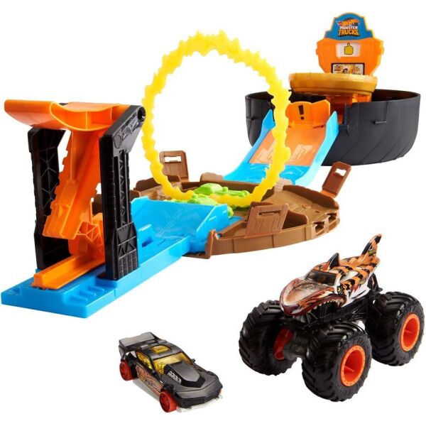 

Трек Hot Wheels Monster trucks Трюки в шине (GVK48)