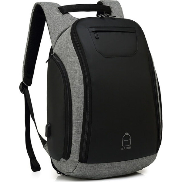 

Рюкзак Baibu для ноутбука 15.6 городской USB top-bag gray