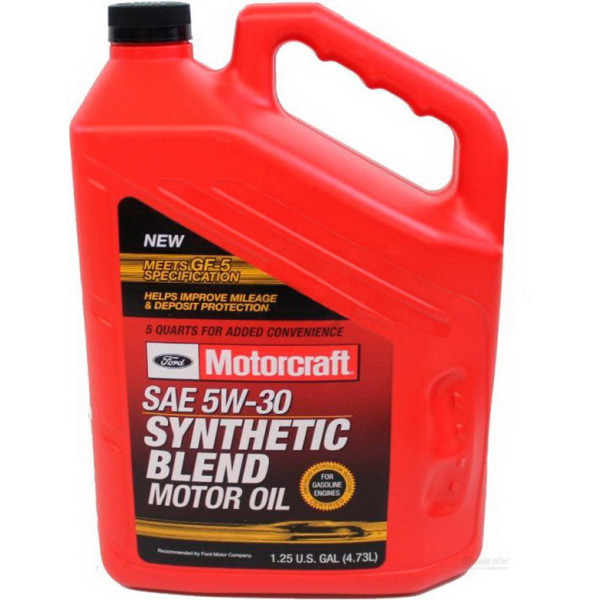 

Моторное масло Ford Motorcraft Blend Oil 5W-30, 4,73л (XO5W305Q3SP)