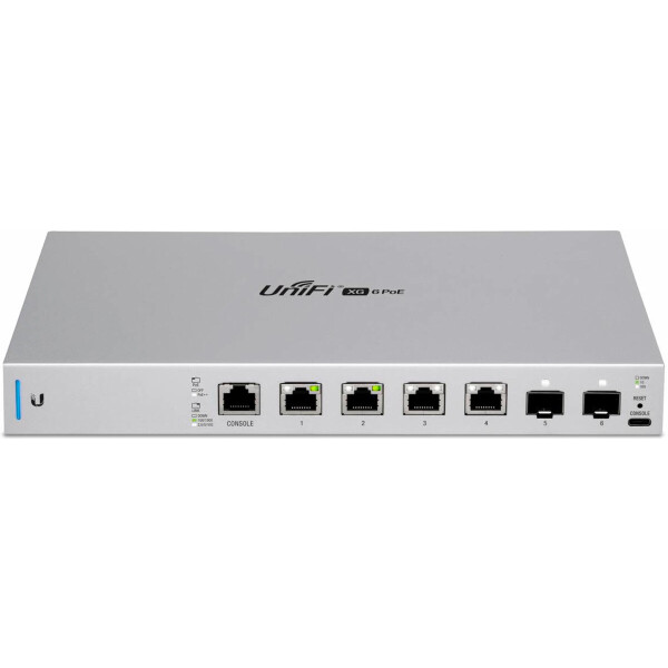 

Коммутатор Ubiquiti UniFi Switch US-XG-6POE (4x10GE, 2xSFP+, PoE++, L3)
