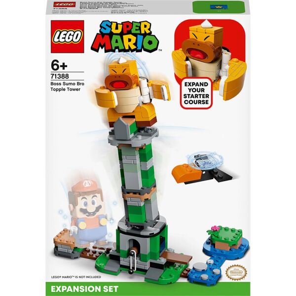 

Конструктор LEGO Super Mario Падение башни Босса братца Сумо дополнительный уровень (71388)