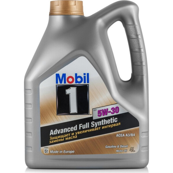 

Моторное масло Mobil FS 5w30 GSP 4X4L EU-RU (153750)
