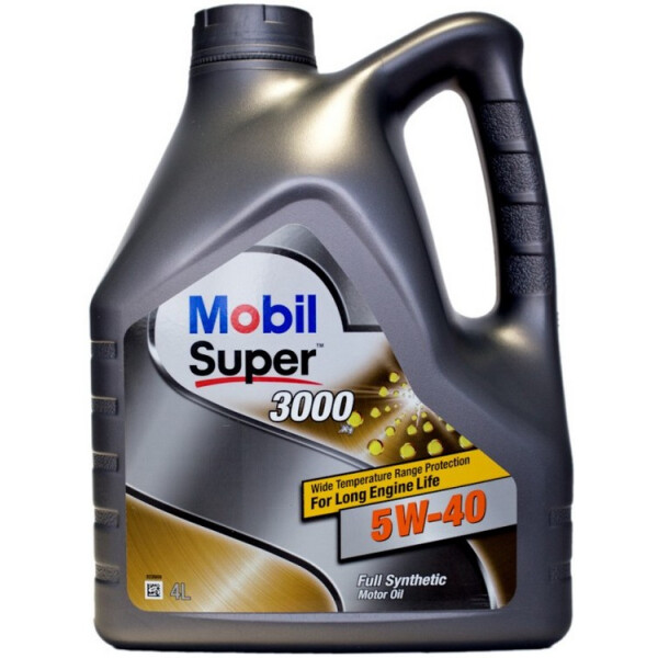 

Моторное масло Mobil Super 3000 X1 DIESEL 5w40 4L (151459)