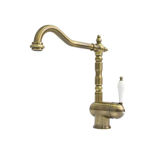 

Смеситель для кухни Fabiano FKM 37 Brass-Antique латунь