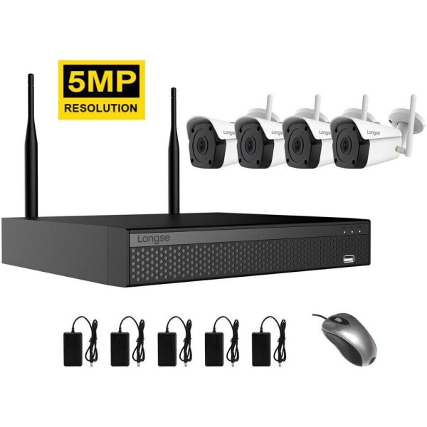 

Комплект видеонаблюдения беспроводной wifi на 4 камеры Longse WIFI3604DE4FK500