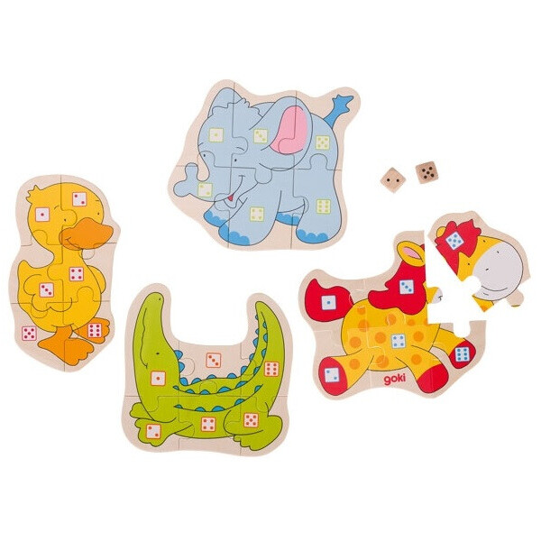 

Настольная Игра с кубиками, Животные GOKI