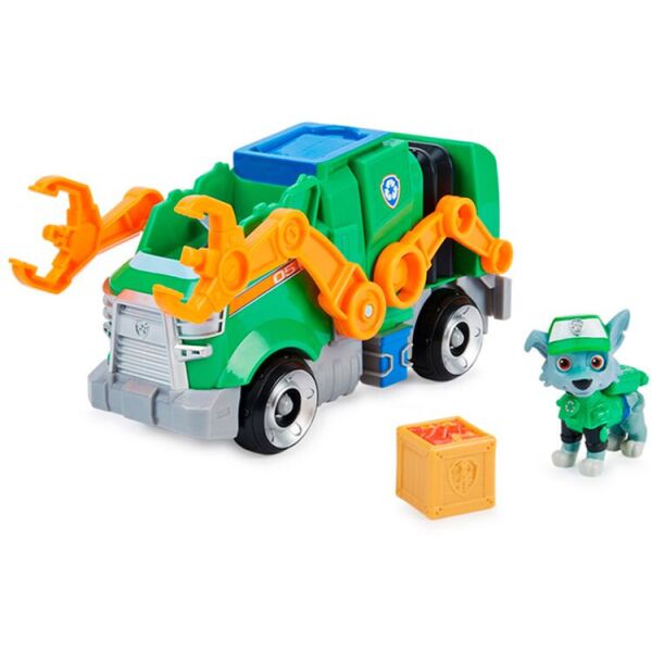 

Игровая фигурка Paw Patrol Спасательный автомобиль делюкс с водителем Рокки (SM16776/8821)