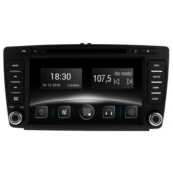

Штатная магнитола Gazer CM5007-1Z3 Skoda Octavia