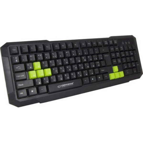 

Клавиатура Esperanza EGK102 USB Green (EGK102GUA)
