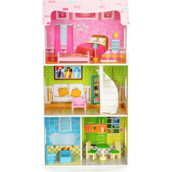 

Кукольный домик Ecotoys Мятная резиденция (W08123)