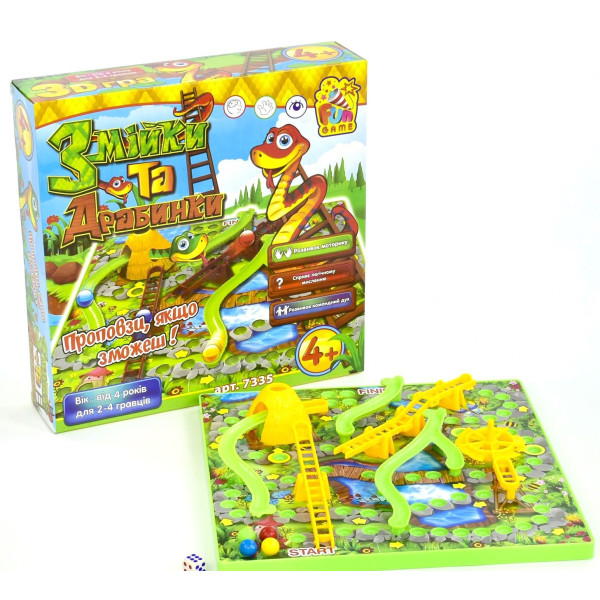 

Настольная игра Fun Game Лестницы и змейки (7335)