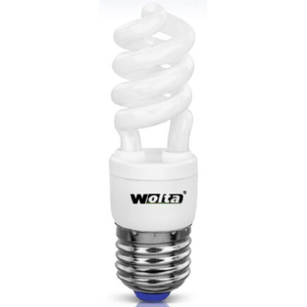 

Лампа энергосберегающая Wolta полуспираль теплый 12Вт (10YHSP12E27)