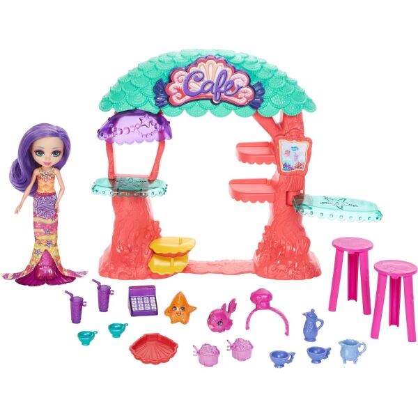 

Игровой набор с куклой Enchantimals Подводное кафе (HCF86)