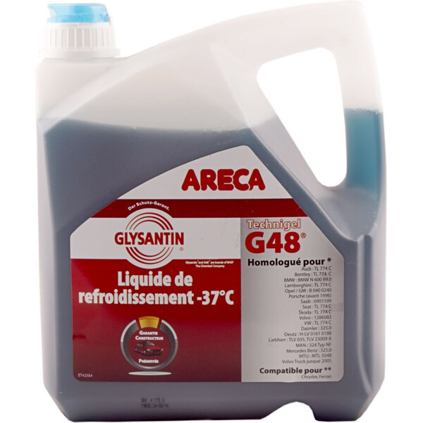 

Антифриз ARECA GLYSANTIN TECHNIGEL G48 (готовый) 4л