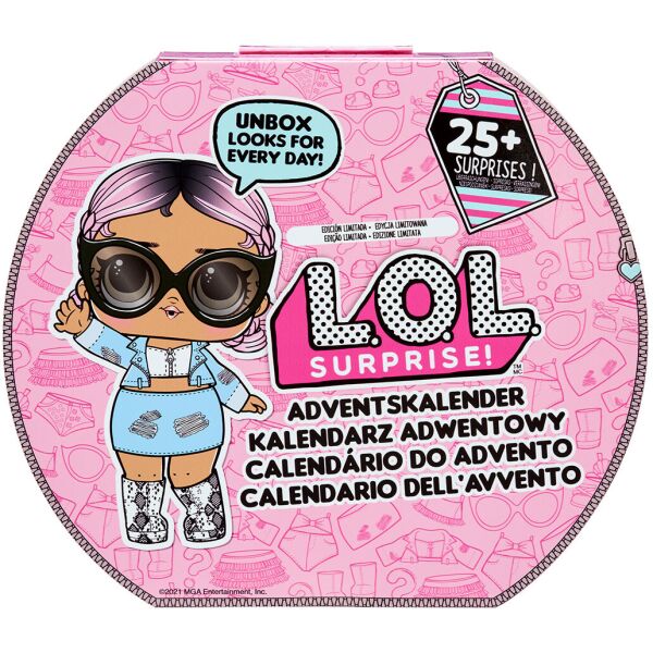 

Игровой набор с куклой L.O.L. Surprise! серии Travel Адвент Календарь - Модный лук (576037)