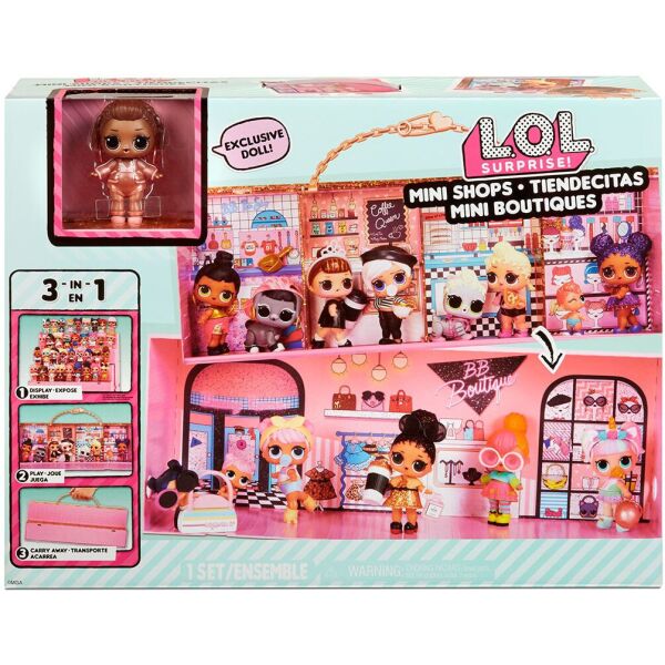 

Игровой набор с куклой L.O.L. Surprise! 3-в-1 Маленькие магазинчики (576297)