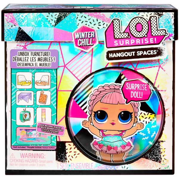 

Игровой набор с куклой L.O.L. SURPRISE! Маленькие комнатки - Ледяной уголочек Фигуристки (576648)