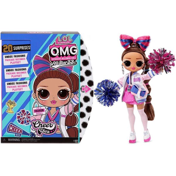 

Игровой набор с куклой L.O.L. Surprise! O.M.G. Sports Doll - Леди-Чирлидер с аксессуарами (577508)