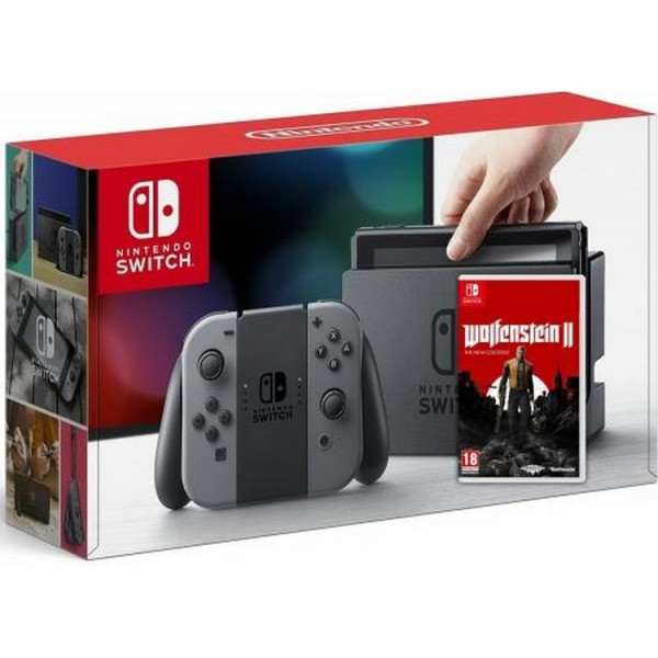 

Nintendo Switch Gray + Игра Wolfenstein II: The New Colossus (русская версия)
