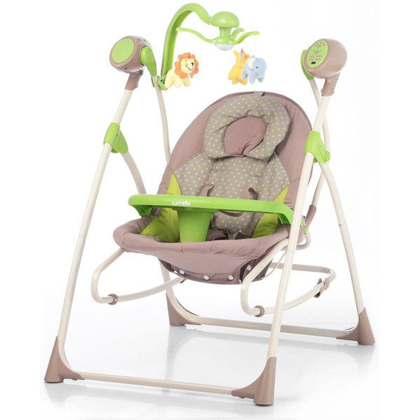 

Шезлонг-качалка Carrello Nanny CRL-0005 Green Dot