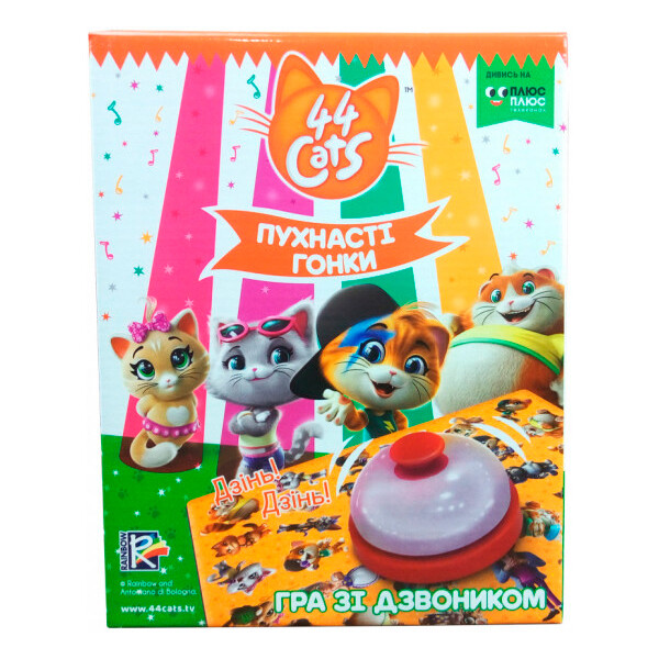 

Игра со звонком 44 Cats. Пушистые гонки VT8010-07 (укр)