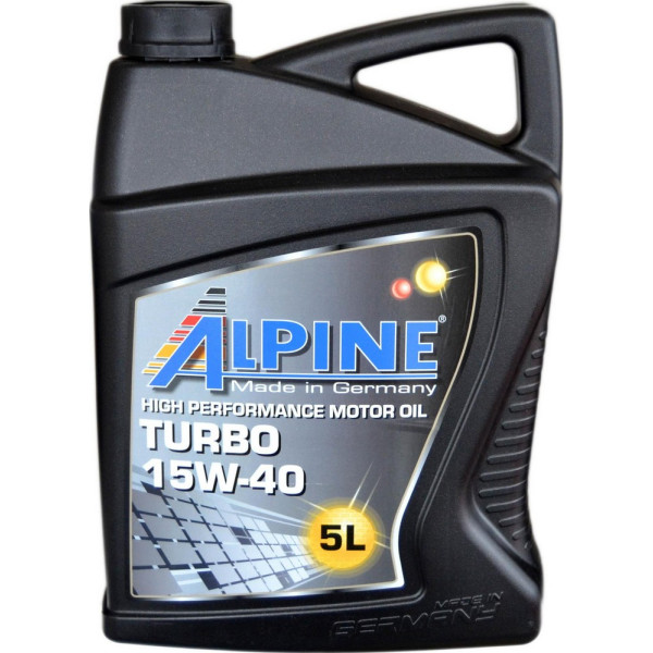

Моторное масло Alpine Turbo 15W-40 5 л