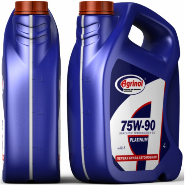 

Трансмиссионное масло Агринол PLATINUM SAE 75W-90, API GL-5 4л
