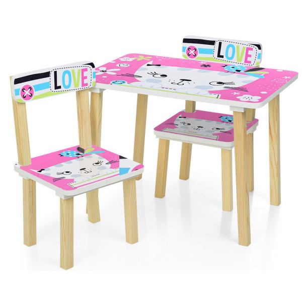 

Комплект детской мебели Bambi 501-58-1 Розовый