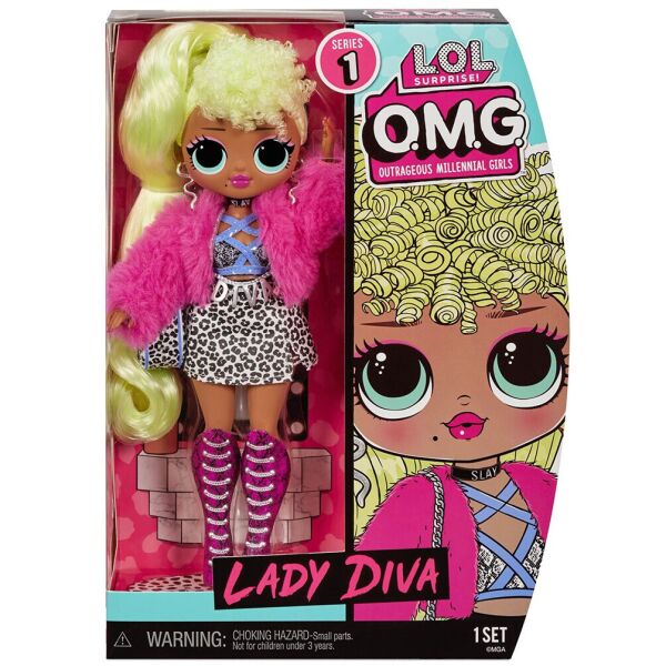 

Кукла L.O.L. SURPRISE! серии "O.M.G." - ДИВА (с аксессуарами) (580539)