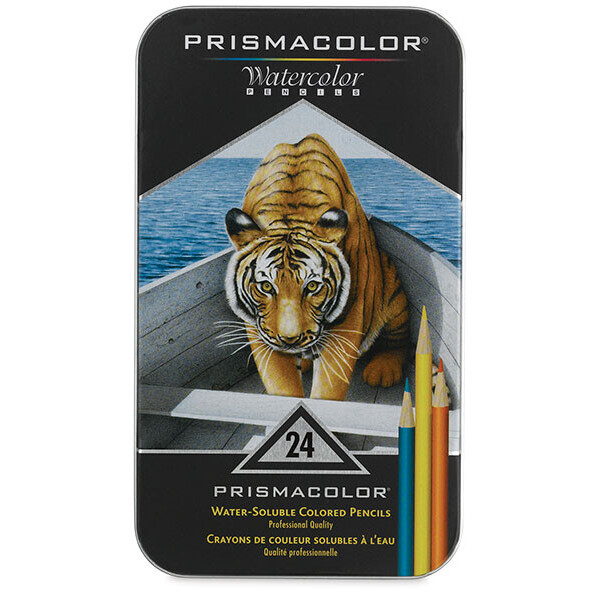 

Акварельные карандаши Prismacolor Premier Watercolor 24 цвета в металлическом пенале