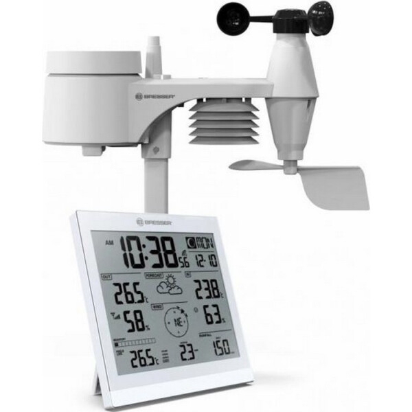 

Метеостанция Bresser Weather Center JC XXL 5-in-1 White (927568)