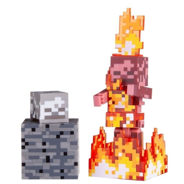 

Игровая фигурка Minecraft Skeleton on Fire серия 4 (19974M)