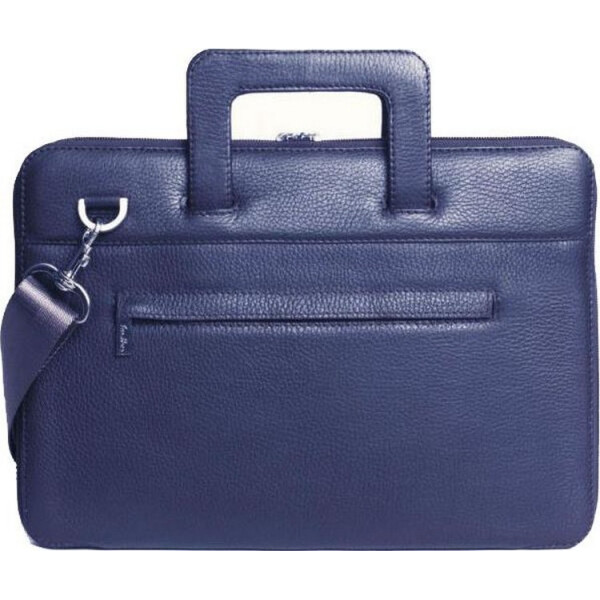 

мужская синяя кожаная сумка для MacBook 13" Issa Hara «WEALTHY MAN» B13 (13-00)