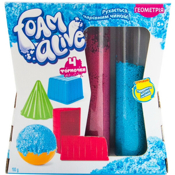 

Набор С Воздушной Пеной Для Детского Творчества Foam Alive Геометрия (5905)