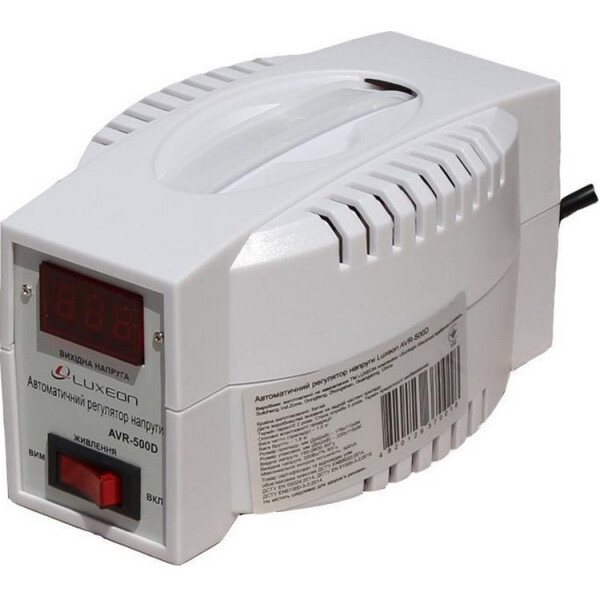 

Стабилизатор напряжения LUXEON AVR-500 D (белый)