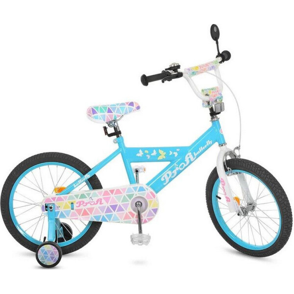 Акція на Велосипед детский 2-х колесный Profi от 6-8 лет, боковые колеса, звонок, зеркало, катафоты арт. L18133* від Allo UA