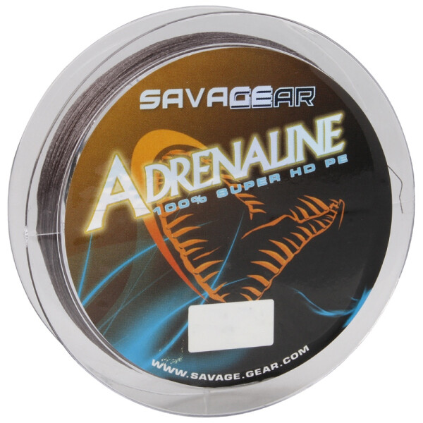 

Шнур Savage Gear Adrenaline HD 0.35mm 60lbs / 27kg 120m grey (42817)