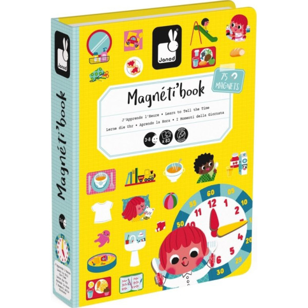 

Магнитная книга Janod Учимся называть время (J02724)
