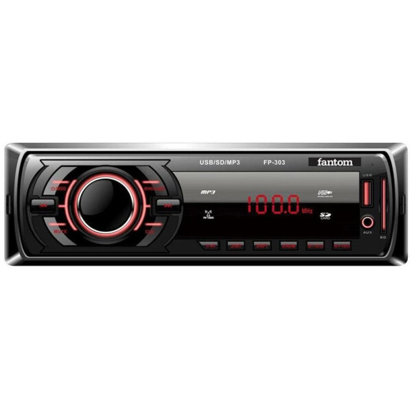 

Автомагнитола Fantom FP-303 Black/Red